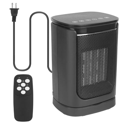 Skorter | 1500W Electric Room Heater Ceramic Heater Fan with 3 Modes Remote Control Digital Display