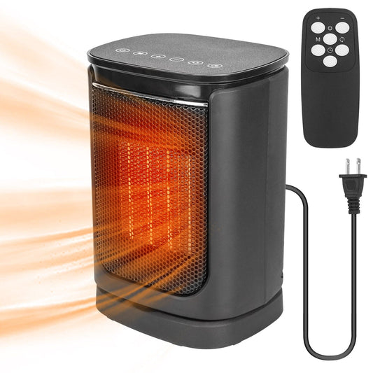 Skorter | 1500W Electric Room Heater Ceramic Heater Fan with 3 Modes Remote Control Digital Display