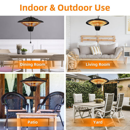 Skorter | 1500W Outdoor Hanging Terrace Ultra-Quiet Electric Heat Lamp