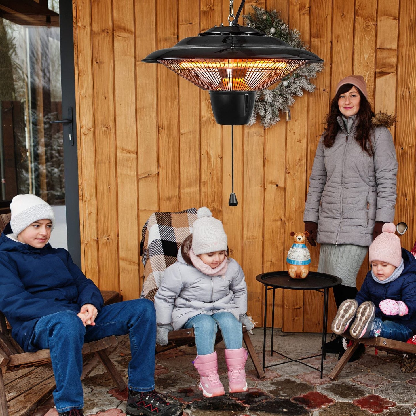 Skorter | 1500W Outdoor Hanging Terrace Ultra-Quiet Electric Heat Lamp