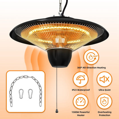 Skorter | 1500W Outdoor Hanging Terrace Ultra-Quiet Electric Heat Lamp