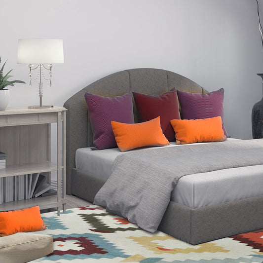 Skorter | Aztec Diamond Tribal Rug Geometric Native Totem in Multicolor Washable Polyester Rug for Living Room