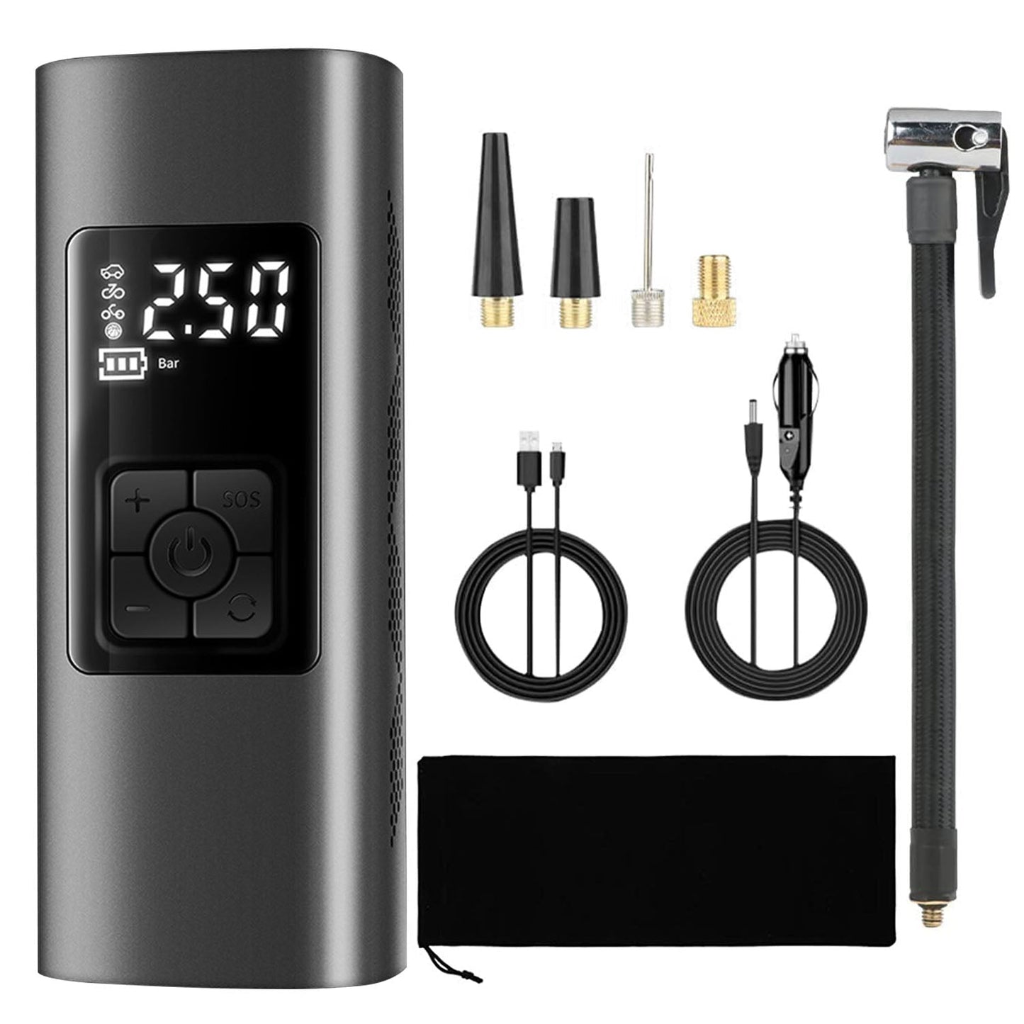 Skorter | 150PSI Wireless Tire Pump 6000mAh Rechargeable Tire Blower