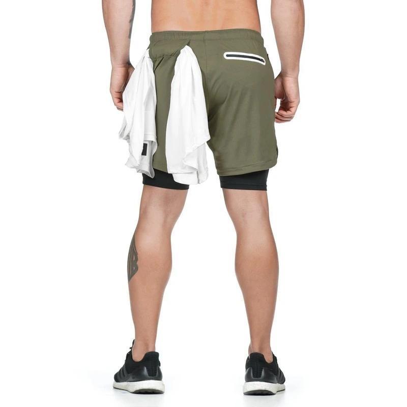Skorter | 2-in-1 Double Layer Fitness Quick-Drying Pants
