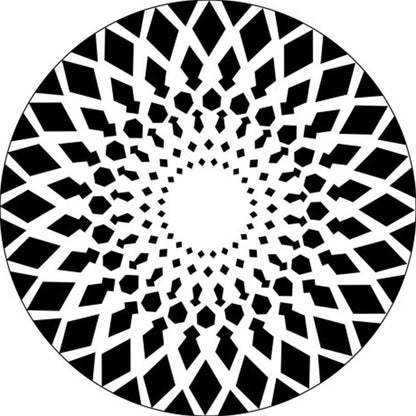 Skorter | Black and White Moroccan Carpet Polyester Floral Carpet Non-Slip Back Carpet for Living Room
