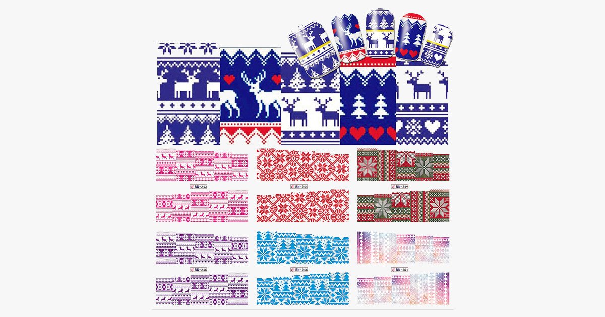 Skorter | Christmas Nail Stickers