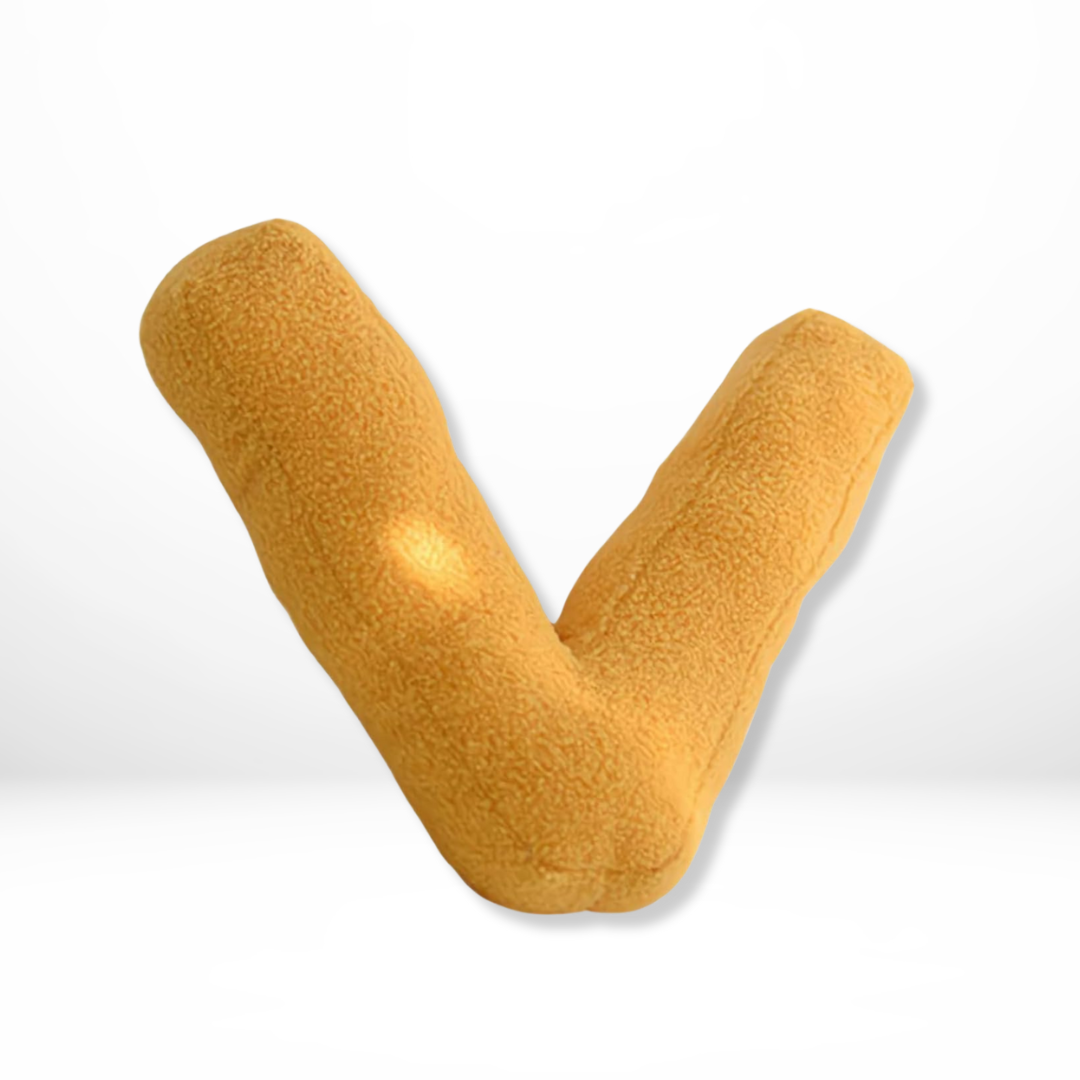 Skorter | Alphabet Cushion Velura – Soft Velvet Decorative Cushion in Every Letter of the Alphabet