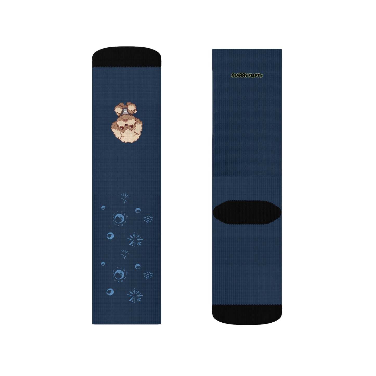 Skorter | Fluff's - Pookie Poodle in Space Fun Novelty Socks