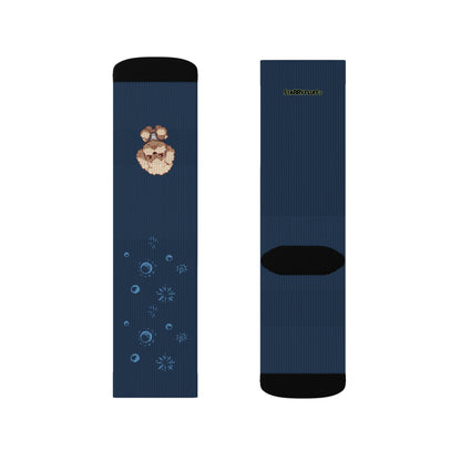 Skorter | Fluff's - Pookie Poodle in Space Fun Novelty Socks