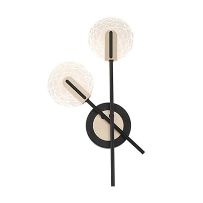 Skorter | Valentina Modern LED Wall Lamp - Indoor - Black/White - Bedroom/Living Room