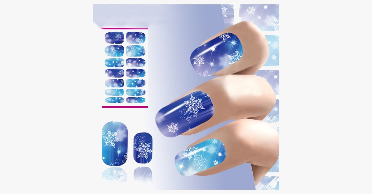 Skorter | Christmas Nail Stickers - Snowflakes