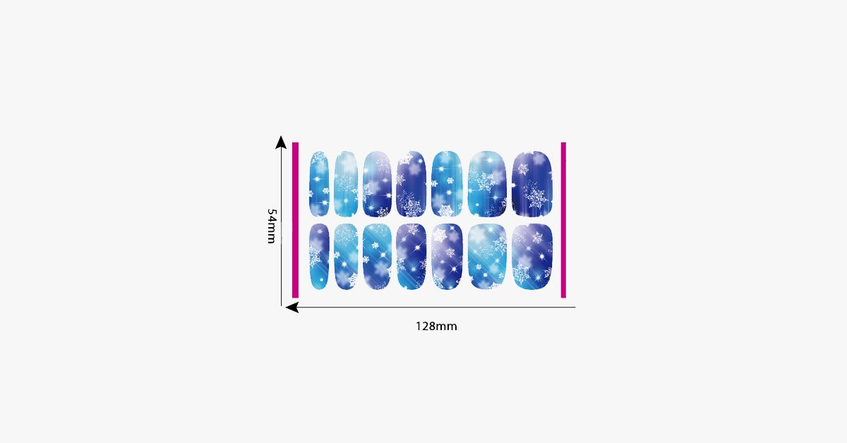 Skorter | Christmas Nail Stickers - Snowflakes