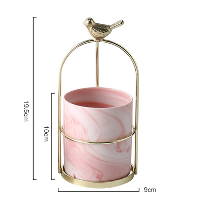 Skorter | Flower plant pots with bird design for stylish decoration