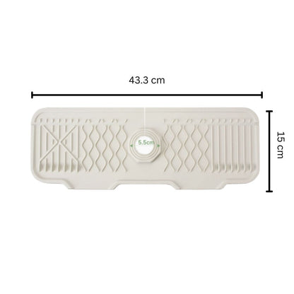 Skorter | Aqua Slope Rubber Faucet Sink Mat