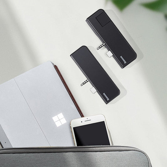 Skorter | 4-in-1 Surface Go Docking Station, USB Type C Adapter Dongle with Ethernet Port, USB 3.0 Port, USB-C Data Transfer Port, 3.5mm Audio/Headphone Jack