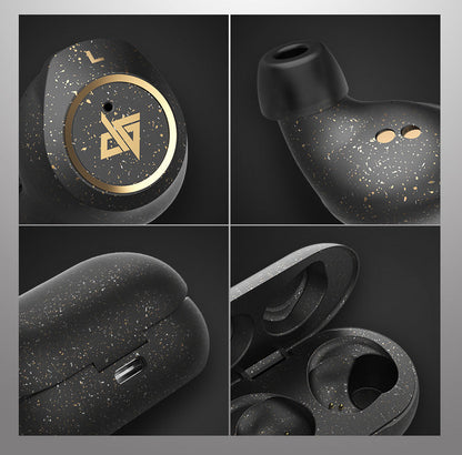 Skorter | Bluetooth 5.0 Wireless Headset with Touch Control, Noise Reduction, Fast Connection, HiFi Sound Quality, & IPX5 Waterproof, for Home, Office & School (Starry Black)