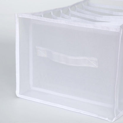 skorter | 7 Grid Wardrobe Clothing Mesh Divider Set Organizer