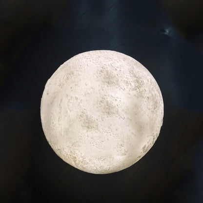 Skorter | Creative Mini Rechargeable 3D Printed Moon 1-Light LED Table Lamp