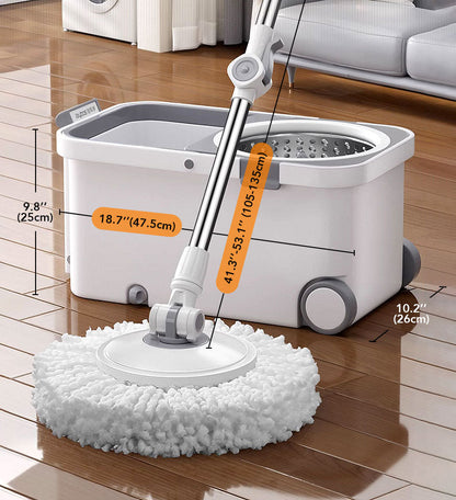 Skorter | 360° Rotatable Mop and Bucket Set with Wringing System F63