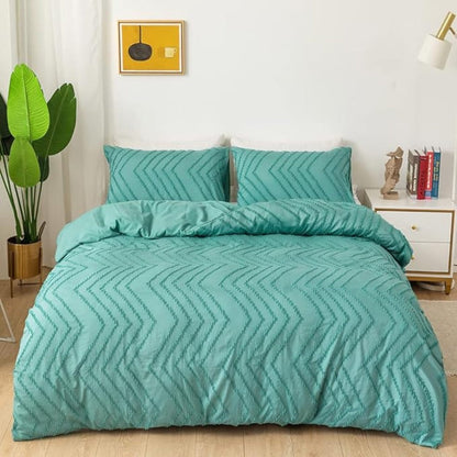Skorter | Chevron Plush Quilt Cover | 3pcs Set
