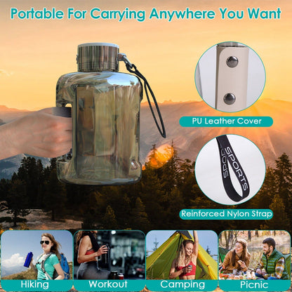 Skorter | 1.5L Large Capacity Portable Rechargeable Hydrogen Water Bottle 6 Min. Fast Electrolysis