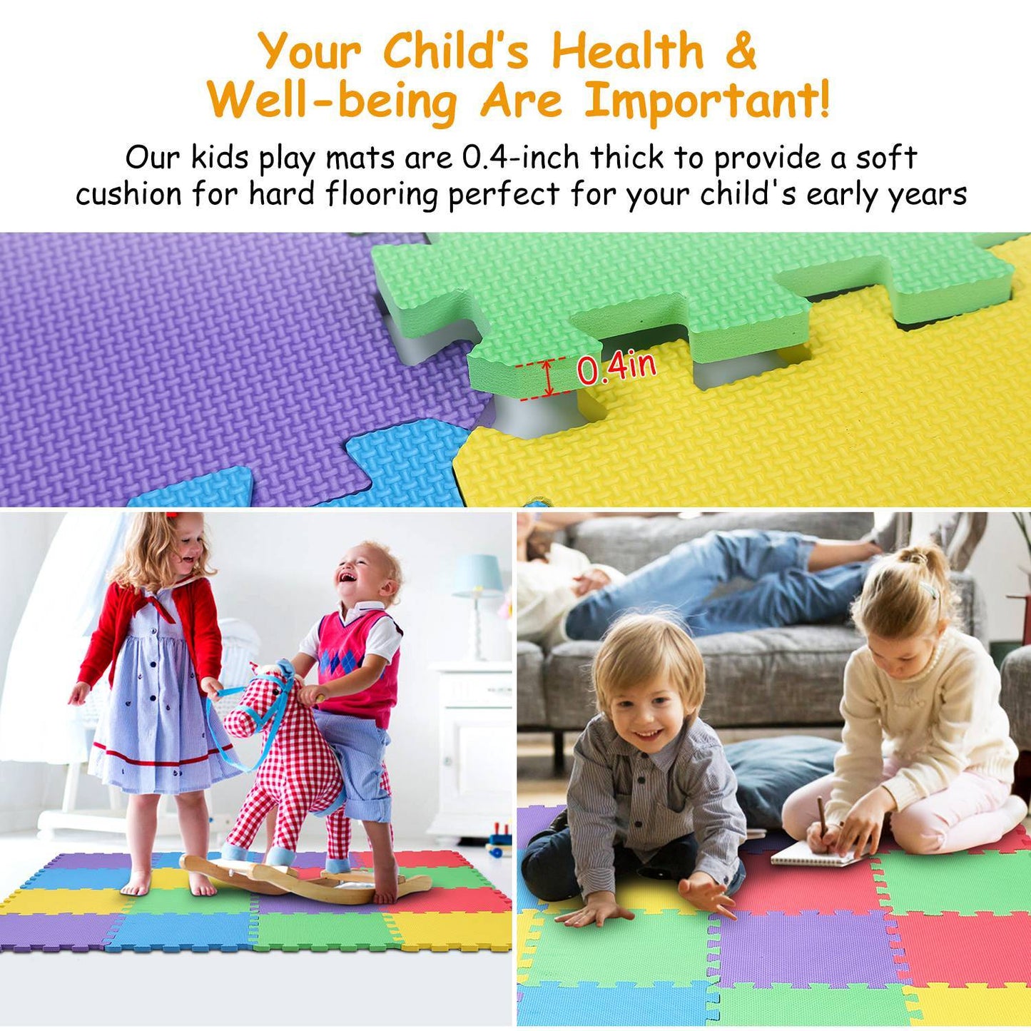 Skorter | 16-Piece: Kids Puzzle Training Mat