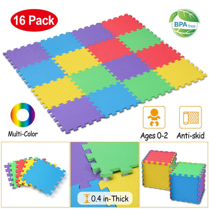 Skorter | 16-Piece: Kids Puzzle Training Mat