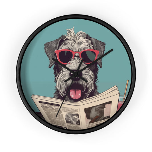 Skorter | Reading Newspaper Wall clock
