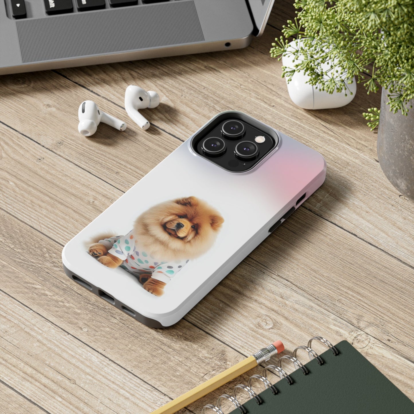 Skorter | Chow Chow Dog Touch Case for iPhone with Wireless Charging