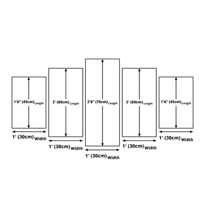 Skorter | Beach Palm Tree Canvas Art Tropix Beautiful Sunset over the Sea Scene Wall Decoration in Gold