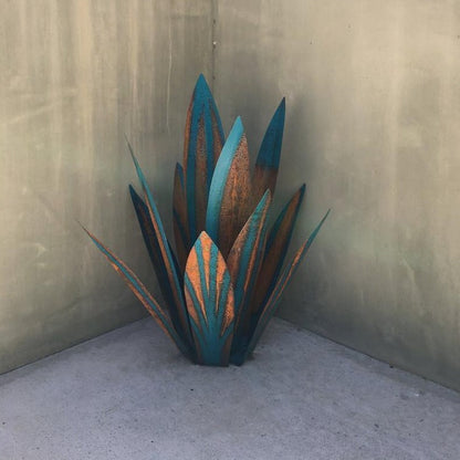 Skorter | Eternal Agave – Handcrafted Rust-Proof Metal Garden Sculpture for Indoor & Outdoor Decor