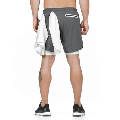 Skorter | 2-in-1 Double Layer Fitness Quick-Drying Pants