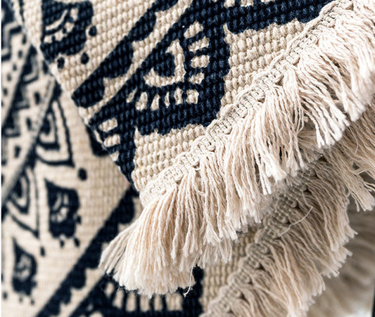 Skorter | Boho Cotton Round Rug