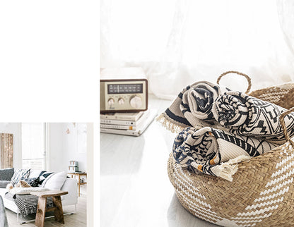 Skorter | Boho Cotton Round Rug