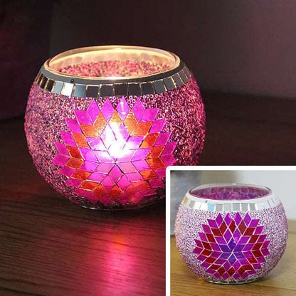 Candle Holder- Decorative Glass