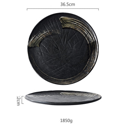 Skorter ceramic plate - Touch Black