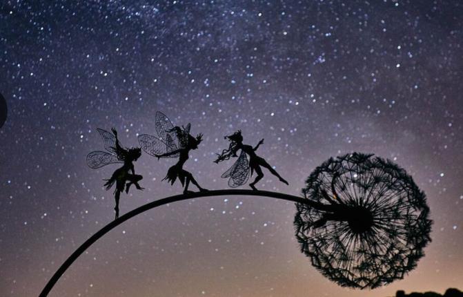 Skorter | Flower Fairy Garden Miniature Sculptures Fairy Garden Mythical Fairy