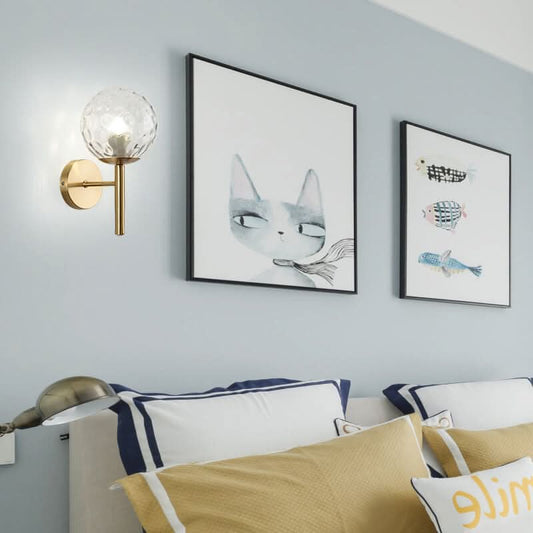 Skorter | Glow bulb - Modern Glass Sphere Wall Lamp