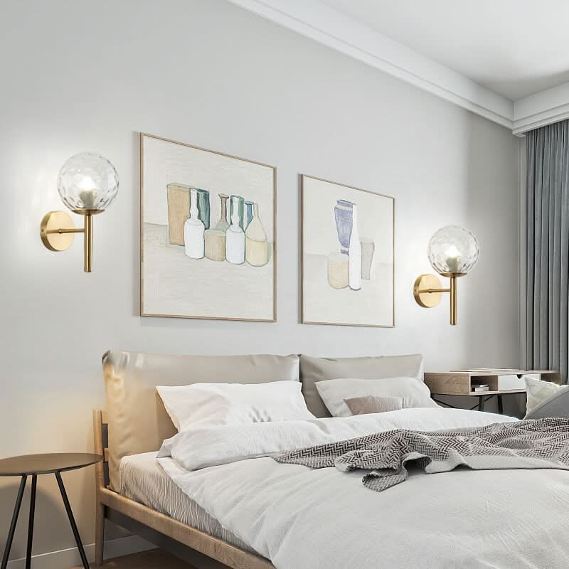 Skorter | Glow bulb - Modern Glass Sphere Wall Lamp