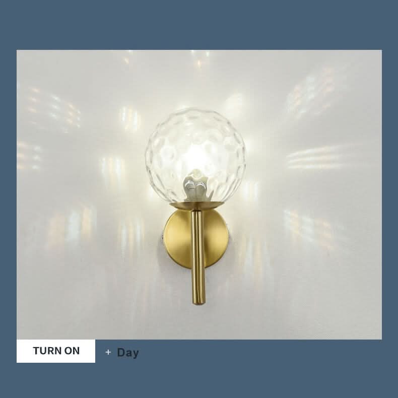 Skorter | Glow bulb - Modern Glass Sphere Wall Lamp