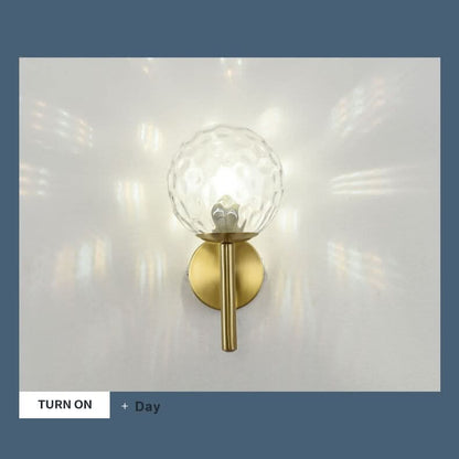 Skorter | Glow bulb - Modern Glass Sphere Wall Lamp