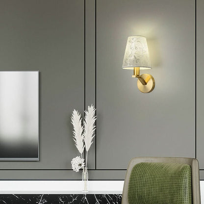 Skorter | Light Bloom - Modern Fabrics Dome Wall Lamp