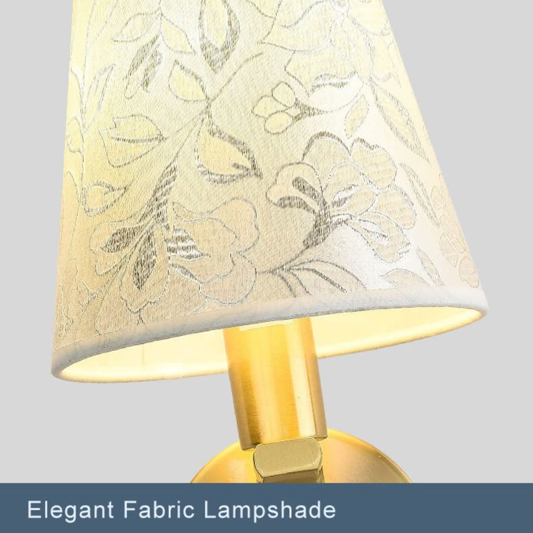 Skorter | Light Bloom - Modern Fabrics Dome Wall Lamp