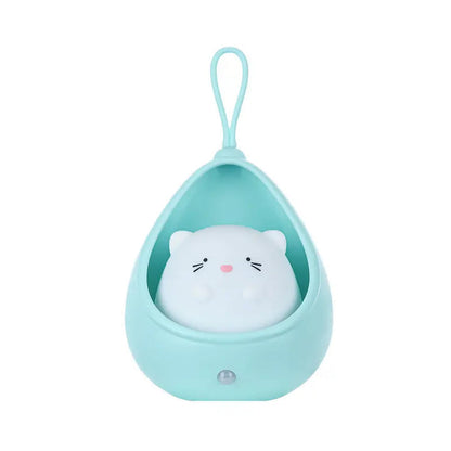 Skorter | PurrLight – Cute Animal Night Light LED Bedside Lamp for Kids
