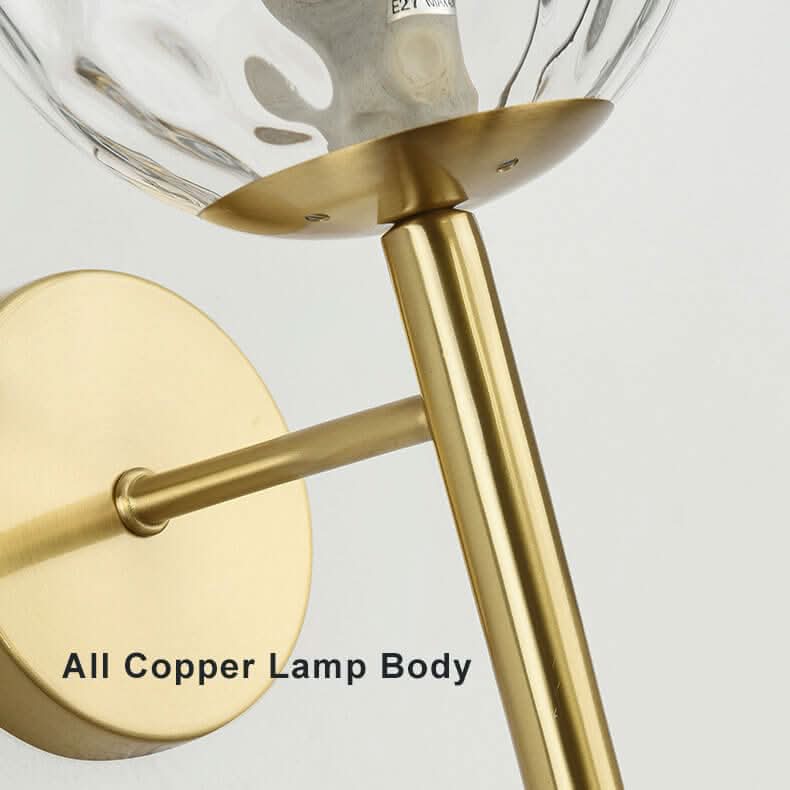 Skorter | Glow bulb - Modern Glass Sphere Wall Lamp