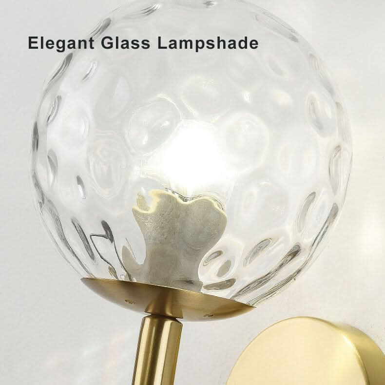 Skorter | Glow bulb - Modern Glass Sphere Wall Lamp