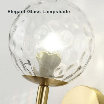 Skorter | Glow bulb - Modern Glass Sphere Wall Lamp