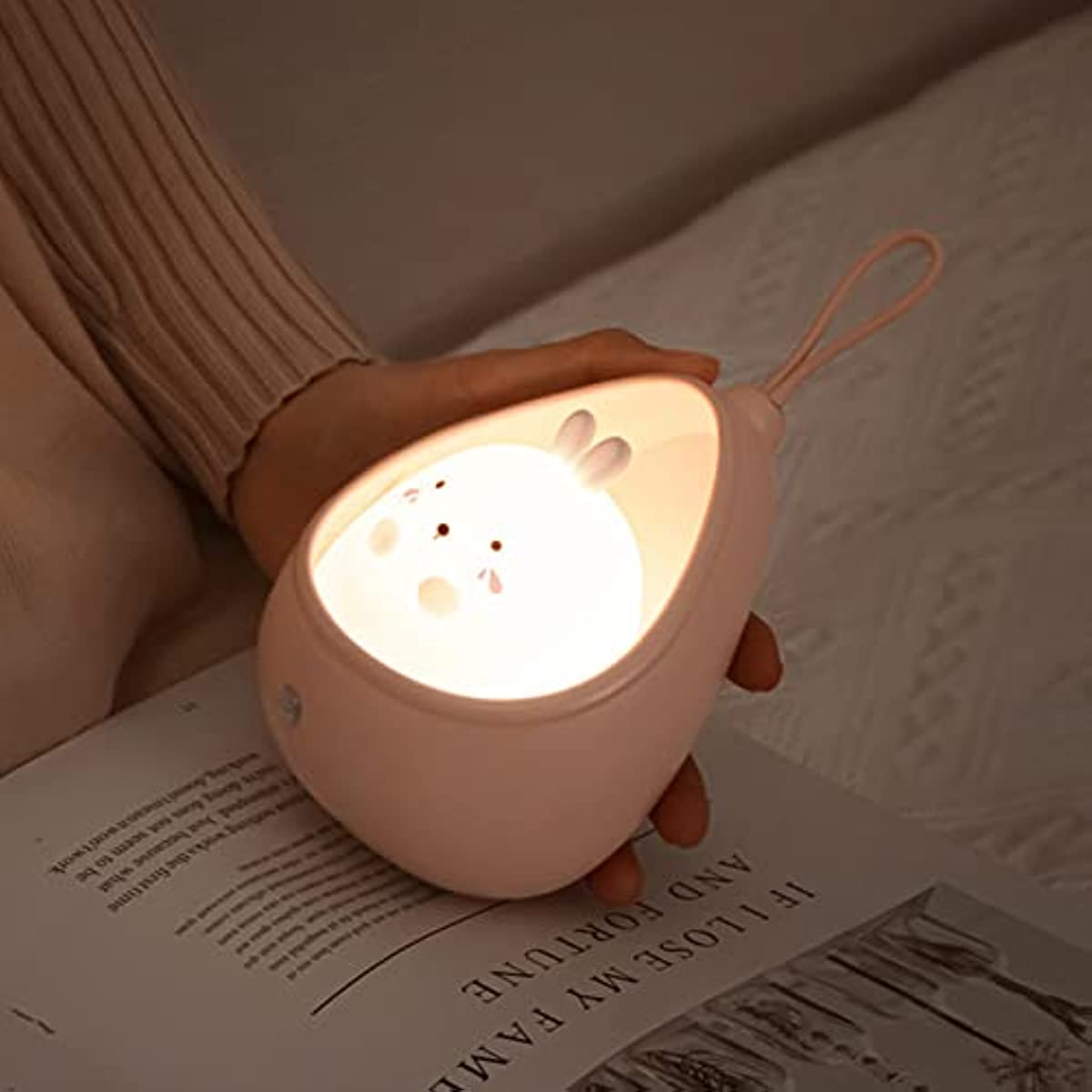 Skorter | BunnyGlow - USB Rechargeable Animal Night Light with Motion Sensor