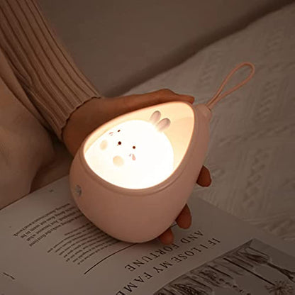 Skorter | BunnyGlow - USB Rechargeable Animal Night Light with Motion Sensor