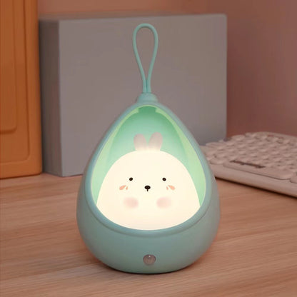 Skorter | BunnyGlow - USB Rechargeable Animal Night Light with Motion Sensor
